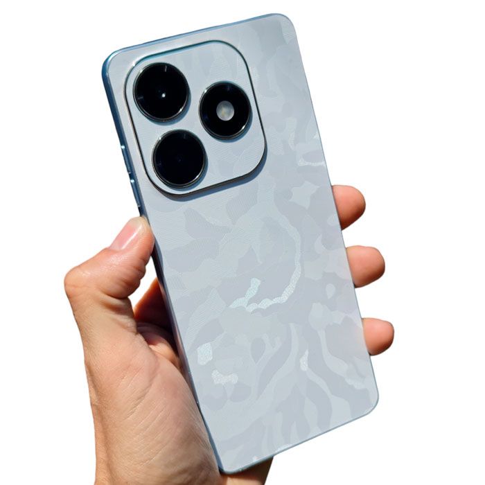 Skin Adhesivo Camuflado Blanco Para Celular
