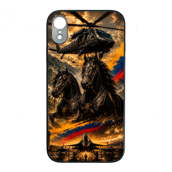 Carcasa 3D Fuerza Aérea Colombiana Para Celular