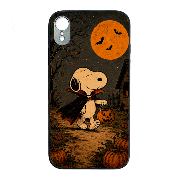 Carcasa 3D Snoopy Halloween Para Celular